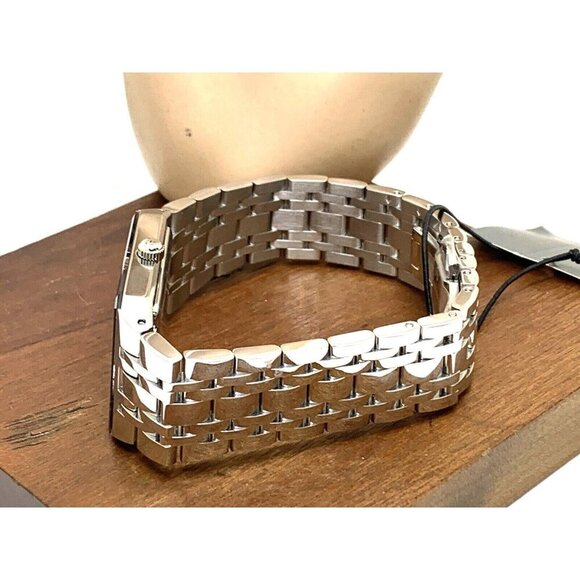 Bulova Men's Watch 96D145 Diamond Black Dial Silver Stainless Steel Quar… - Picture 8 of 15